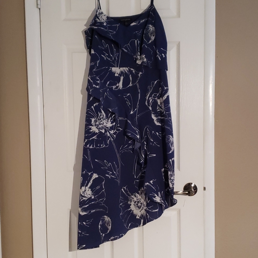Banana republic Navy Floral Dress Size 12P